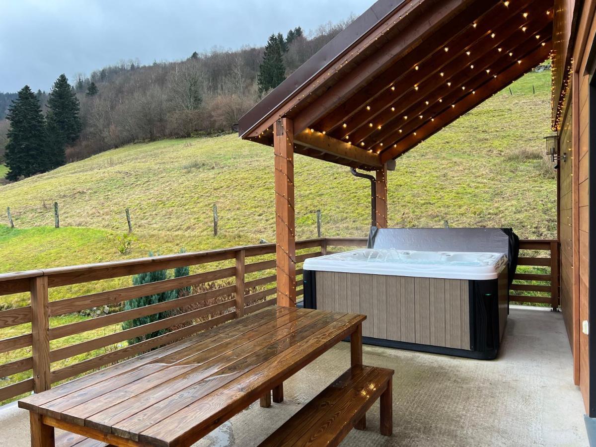 Chalet Casa de Monzel with 6-Person Jacuzzi&Panoramic View La Bresse Exterior foto